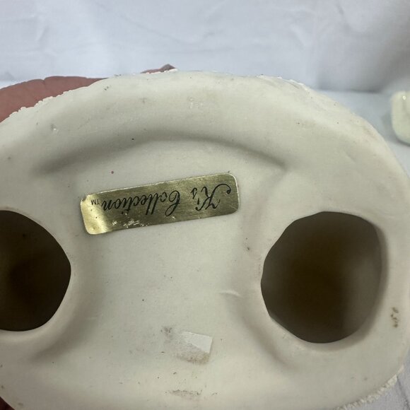 K’s Collection White Ceramic Santa Figurines Glitter Accents Set Of 4 Christmas - Picture 11 of 14